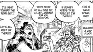 Jinbei may have been tasked to keep Sanji in check (Image via Shueisha)
